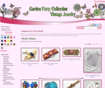 Gardenpartycollection.com(Garden Party Collection Vintage Jewelry) Screenshot
