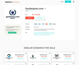 Gardenpine.com(Gardenpine unique range of outdoor cat houses/kennels and pet accessories) Screenshot