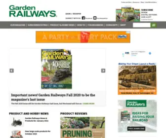 Gardenrailways.com(Garden Railways) Screenshot
