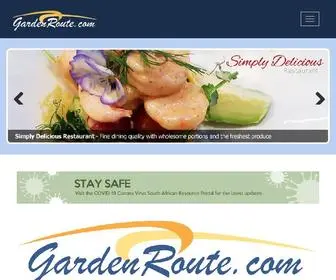 Gardenroute.com(Garden Route Accommodation Real Estate and Business Guide for all towns in Garden Route and Klein Karoo South Africa) Screenshot