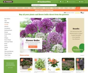 Gardens4You.co.uk(Online Garden Centre) Screenshot