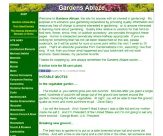 Gardensablaze.com(Gardens Ablaze) Screenshot