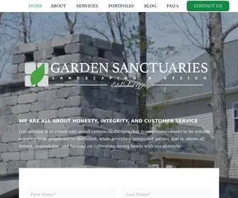 Gardensanctuarieslandscaping.com(Landscaping & Design) Screenshot