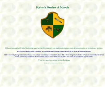 Gardenschools.com(Burton's Garden of Schools) Screenshot