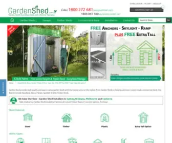 Gardenshed.com.au(EasyShed & Absco Garden Sheds Online) Screenshot