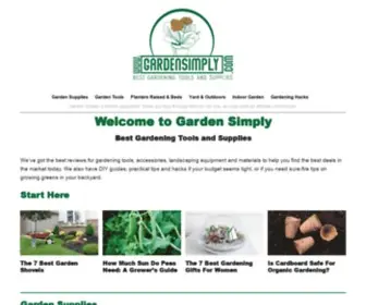 Gardensimply.com(Garden simply) Screenshot