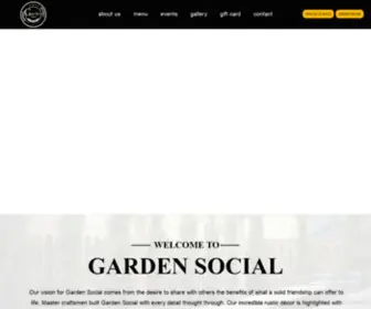 Gardensocialli.com(Garden Social) Screenshot