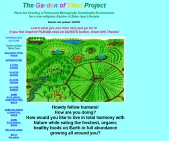 Gardensofeden.org(The Garden of Eden Project) Screenshot