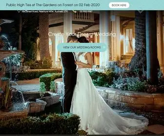 Gardensonforest.com.au(Garden Wedding Venue Sydney) Screenshot