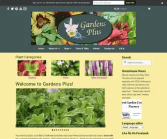 Gardensplus.ca(Hosta and other easy care perennials in Peterborough) Screenshot