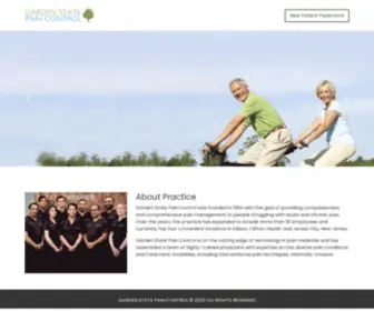 Gardenstatepaincontrolnj.com(Garden State Pain Control) Screenshot