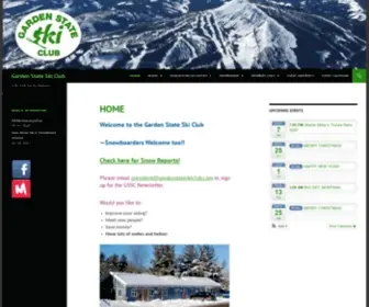 Gardenstateskiclub.com(Garden State Ski Club) Screenshot