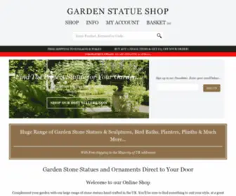 Gardenstatueshop.co.uk(Stone Statues) Screenshot