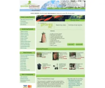 Gardensupermart.com(Algreen Products) Screenshot