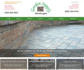 Gardensupplyhardscapes.com(Garden Supply Hardscapes in San Jose &amp; San Carlos) Screenshot