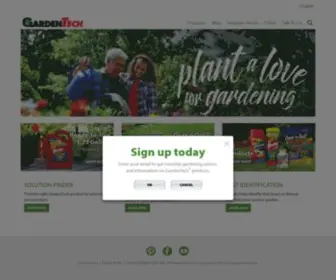 Gardentech.com(The GardenTech line offers a wide variety of products inc) Screenshot