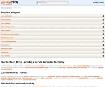 Gardentech.cz(Gardentech) Screenshot