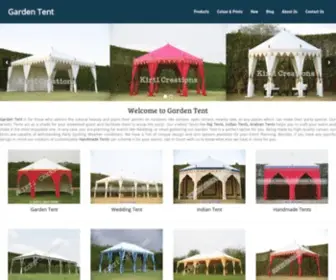 Gardentent.com(Garden Tent) Screenshot