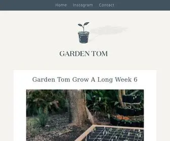 Gardentom.com(Garden Tom) Screenshot