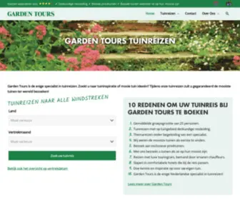 Gardentours.nl(Mooie tuinen bezoeken met Garden Tours) Screenshot