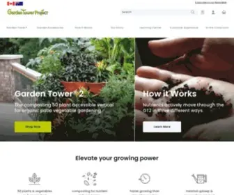 Gardentowerproject.com(Garden Tower) Screenshot