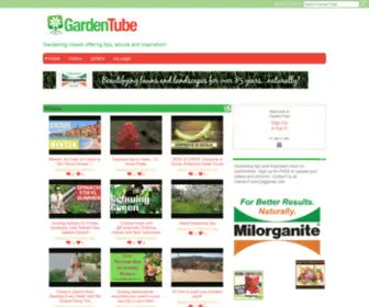 Gardentube.com(Gardening videos offering tips) Screenshot