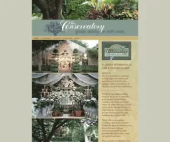 Gardenwedding.com(The Conservatory) Screenshot