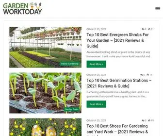 Gardenworktoday.com(Garden Work Today) Screenshot