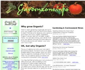 Gardenzone.info(Organic Gardening Basics) Screenshot