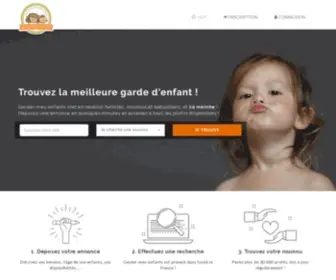 Garder-Mes-Enfants.fr(Trouvez vos nounous) Screenshot