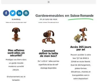 Gardes-Meubles-Suisses.ch(Box à louer) Screenshot