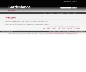 Gardeviance.org(Welcome) Screenshot