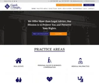 Gardilaw.com(Schaumburg Attorneys & Lawyers) Screenshot