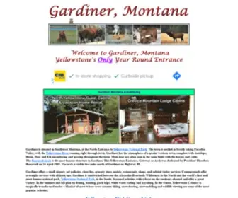 Gardiner-Montana.com(Gardiner, Montana) Screenshot