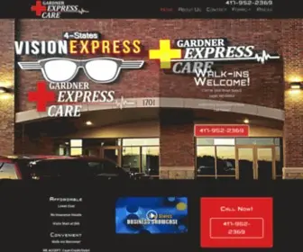 Gardnerexpresscare.com(Gardner Express Care) Screenshot