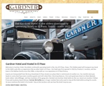 Gardnerhotel.com(Gardner Hotel and hostel) Screenshot