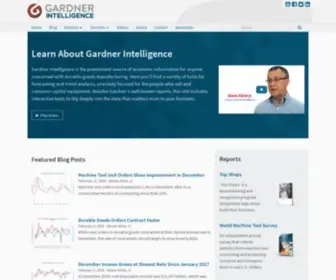 Gardnerintelligence.com(Manufacturing industry insights and economic data from Gardner Intelligence) Screenshot