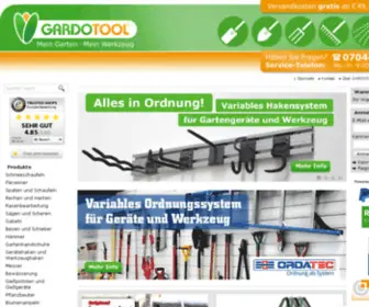 Gardotool.de(Hochwertige Gartenwerkzeuge und Gartengeräte) Screenshot