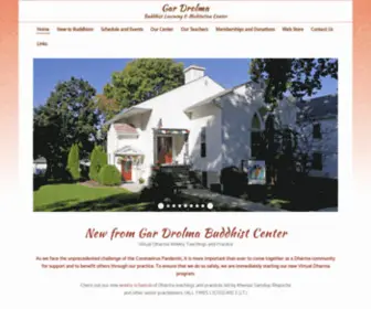 Gardrolma.org(Gar Drolma Buddhist Center) Screenshot