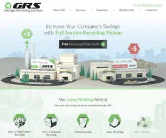 Garecyclingsolutions.com(Georgia Recycling Solutions) Screenshot