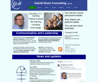 Garethbunnconsulting.co.uk(Influence through compelling message and presentation design training) Screenshot