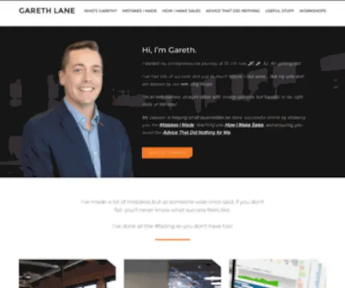 Garethlane.com(Hi, I’m Gareth) Screenshot