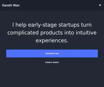 Garethwan.com(Gareth Wan) Screenshot