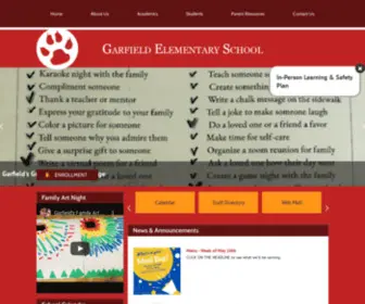 Garfieldelementary.org(Garfield Elementary School) Screenshot