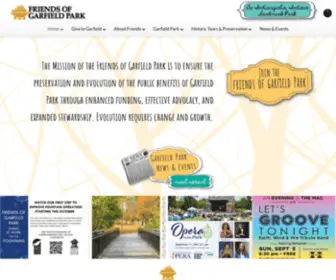 Garfieldparkindy.org(Friends of Garfield Park) Screenshot