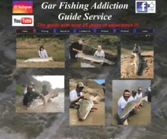 Garfishingaddiction.com(Alligator Gar Guide) Screenshot