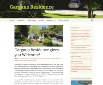 Garganoresidence.it(Gargano Residence) Screenshot