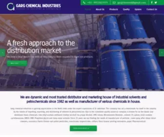 Gargchemical.com(Garg Chemical Industries) Screenshot