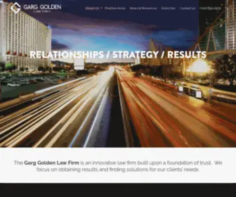 Garggolden.com(Garg Golden Law Firm) Screenshot