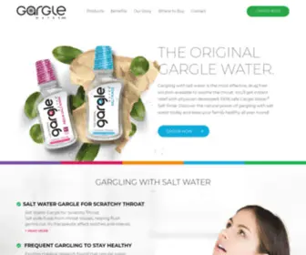 Garglewater.com(Gargle Water) Screenshot